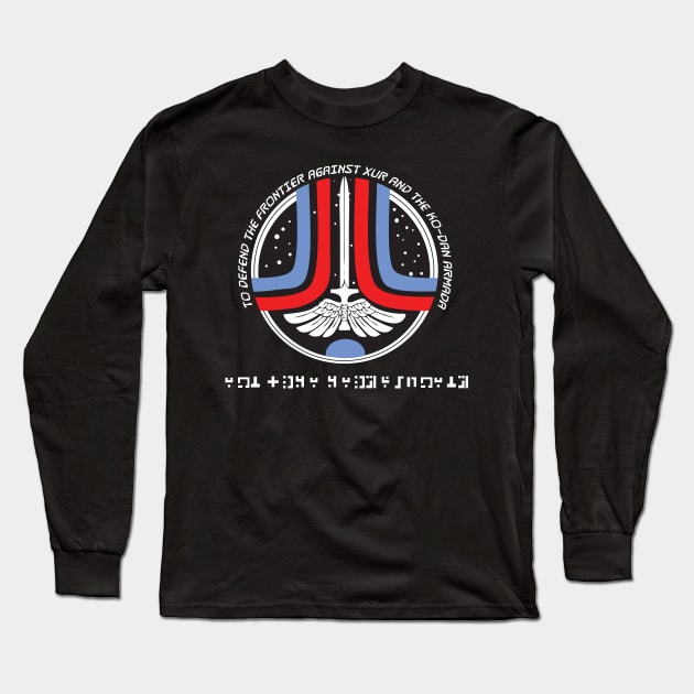 TO DEFEND THE FRONTIER AGAINST XUR AND THE KO-DAN ARMADA Long Sleeve T-Shirt by fatbastardshirts